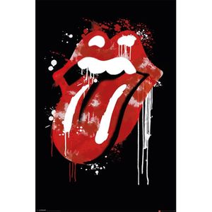 Rolling Stones Graffiti Lips Poster (61 x 91.5 cm)