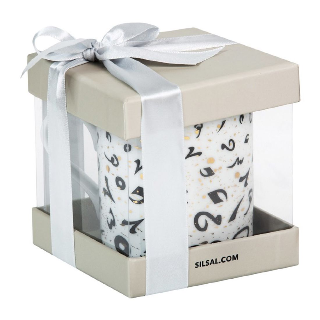 Silsal Black Accents Gift Box Mug