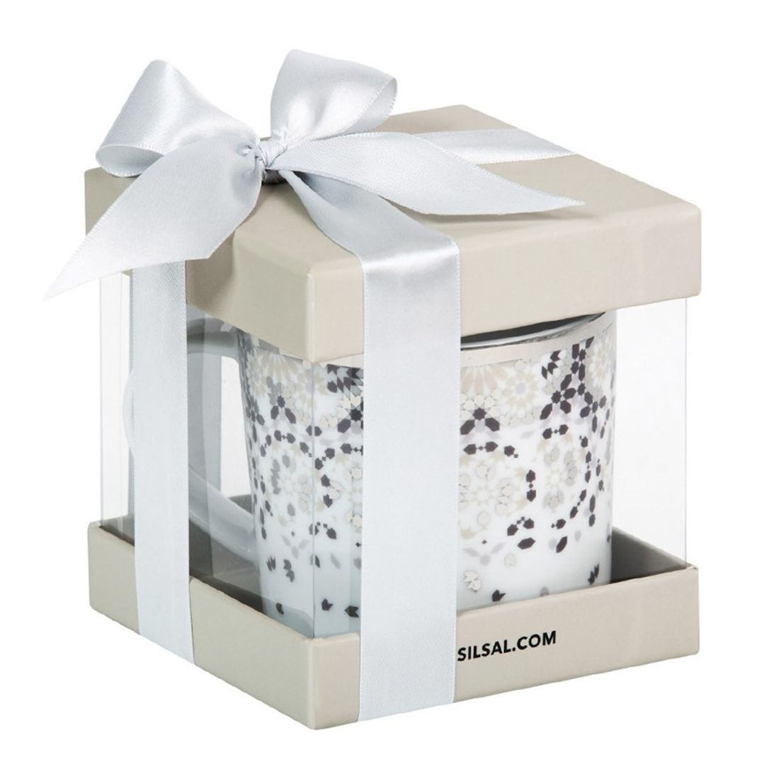 Silsal Silver Mirrors Gift Box Mug