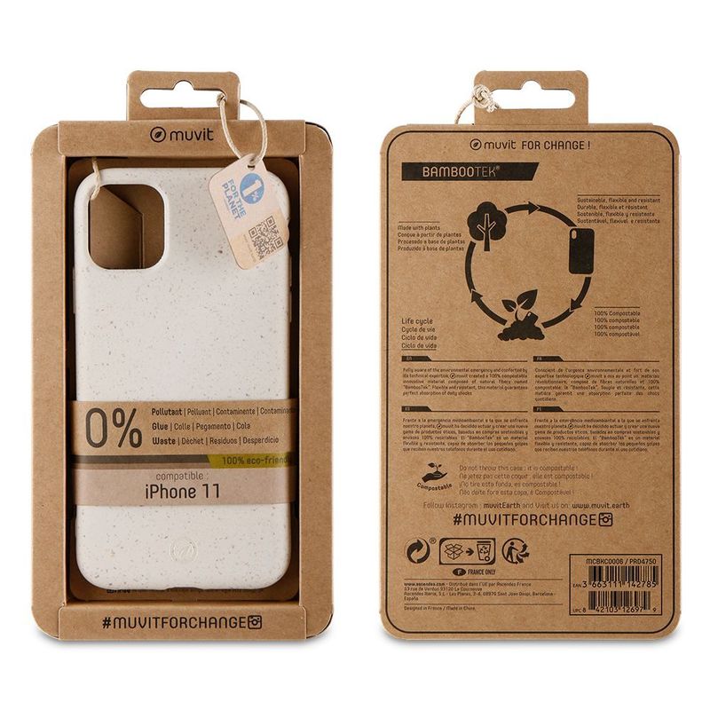 Muvit Change Bambootek Case Cotton for iPhone 11