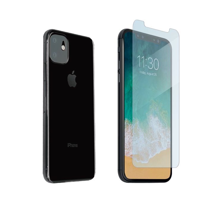 Muvit Bundle Tempered Glass Flat + Protection Camera for iPhone 11
