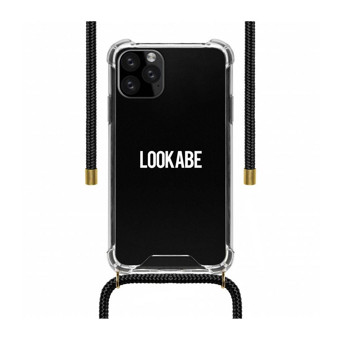 Lookabe Necklace Clear Case + Black Cord for iPhone 11 Pro
