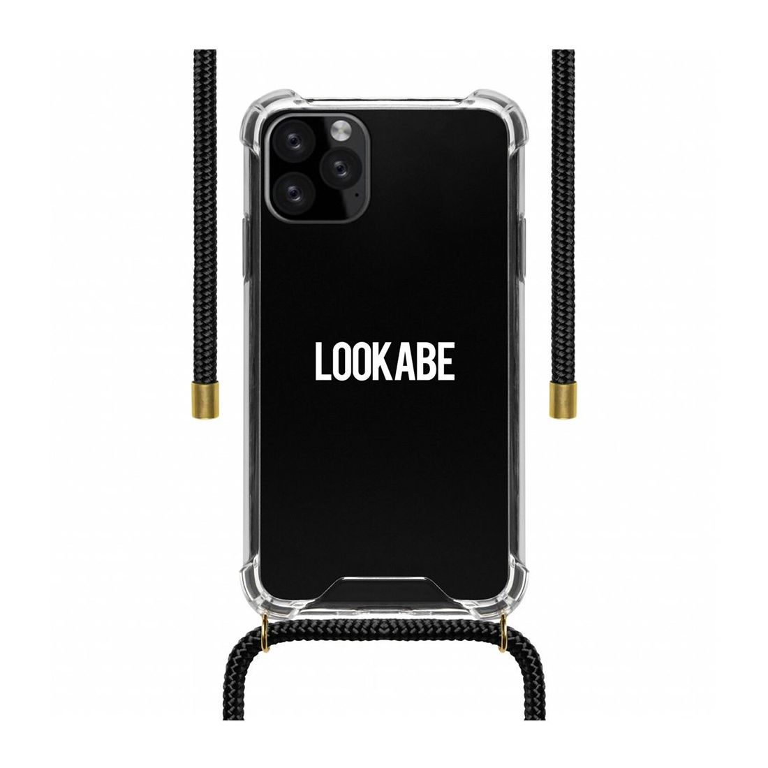 Lookabe Necklace Clear Case + Black Cord for iPhone 11 Pro Max