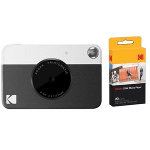 Kodak PRINTOMATIC Instant Digital Camera Black + Zink Paper (Pack of 40 Prints)