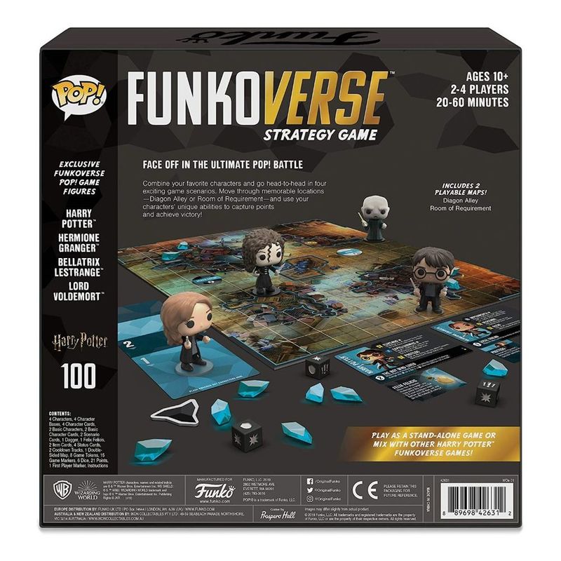 Funko Pop Funkoverse Strategy Game Harry Potter 100 Base Set