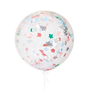 Meri Meri Giant Star Confetti Balloons (3 Pack)