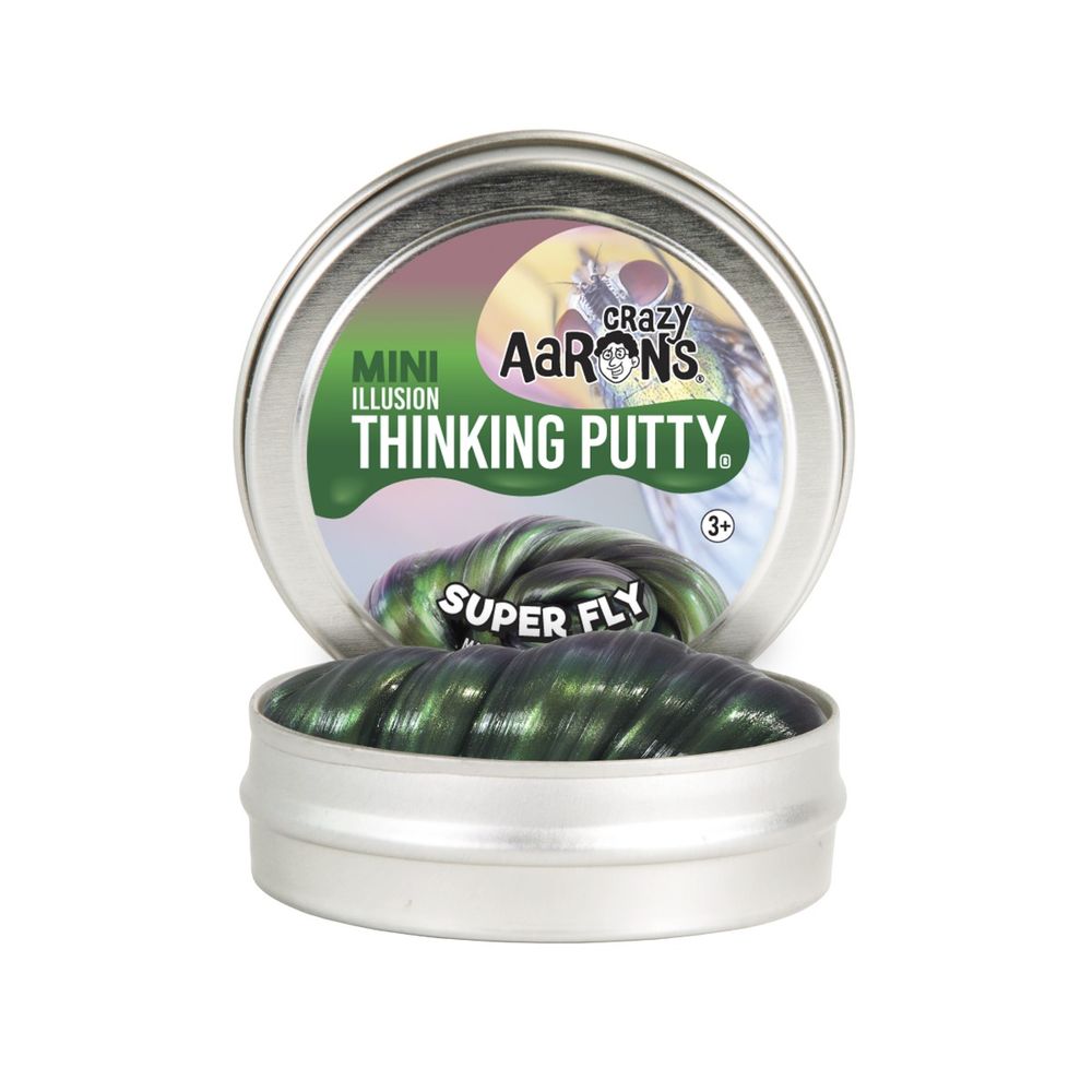 Crazy Aaron's Thinking Putty Mini Super Fly 2 Inch Tin