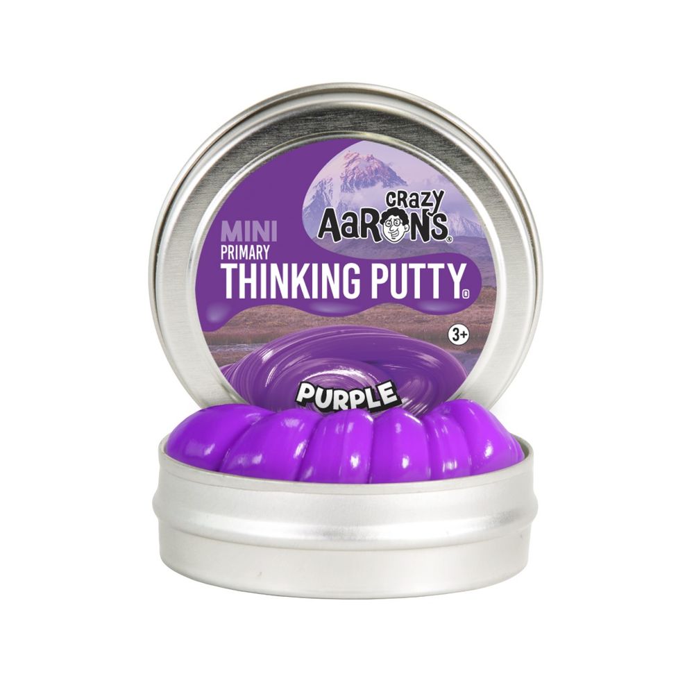 Crazy Aaron Mini Purple 2 Inch Thinking Putty Tin