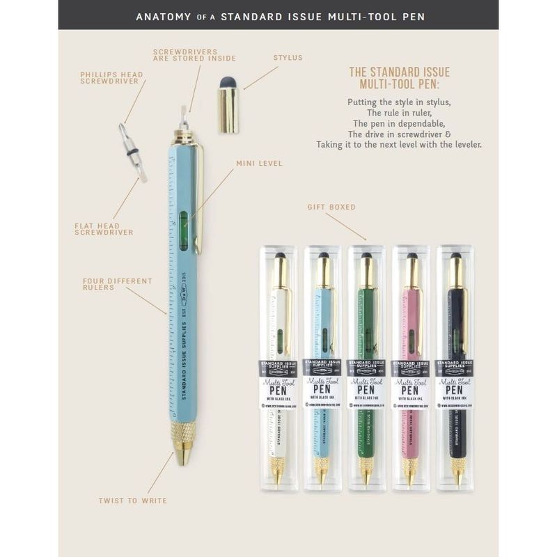Designworks Ink Standard Issue Multi-Tool Pen - Blue