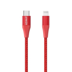 Anker PowerLine MFI Lightning Cable 3ft Red