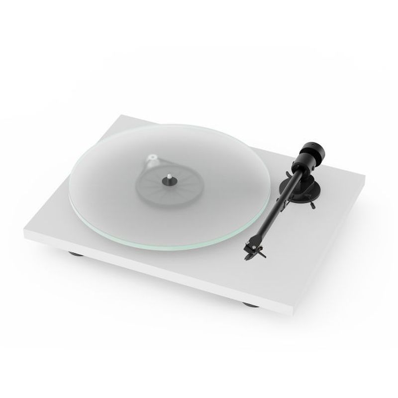 Pro-Ject T1 Phono Belt-Drive Turntable with Ortofon OM5E - White