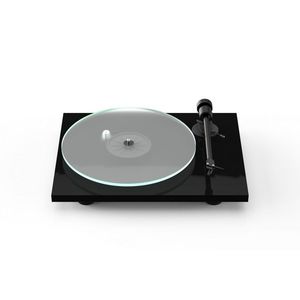 Pro-Ject T1 BT Bluetooth Belt-Drive Turntable with Built-in Phono Preamp - Gloss Black