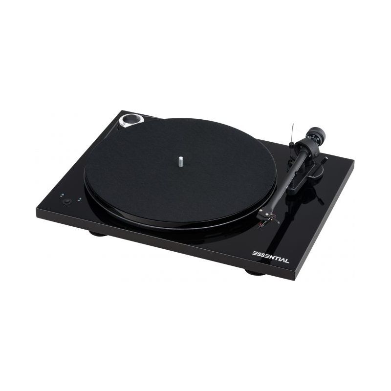 Pro-Ject Essential III SB Direct Drive Turntable with Ortofon OM10 - Piano Black