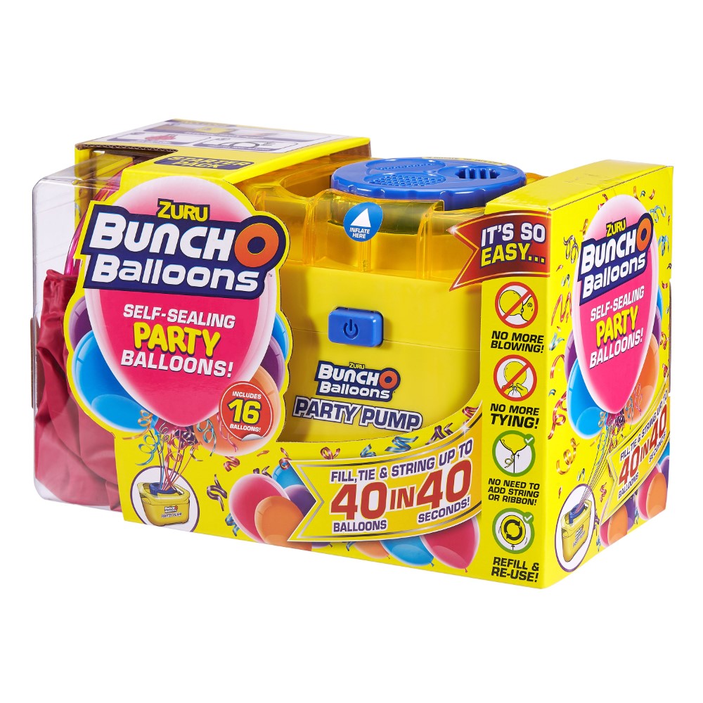 Bunch O Balloons Party Balloons Party Pump Pack With 2 Bunches Balloons Pink