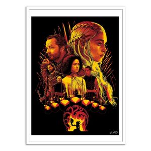 Game of Thrones House Targaryen Art Poster by Joshua Budich (30 x 40 cm)