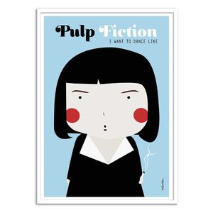 Pulp Fiction Art Poster by Ninasilla (30 x 40 cm)