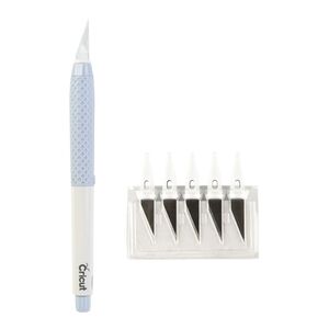 Cricut Truecontrol Knife Kit Blue - With 5X Spare Blades