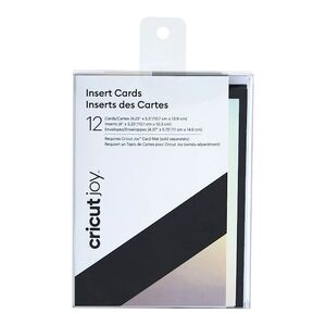 Cricut Joy Insert Cards Black/Holo (12 Cards)