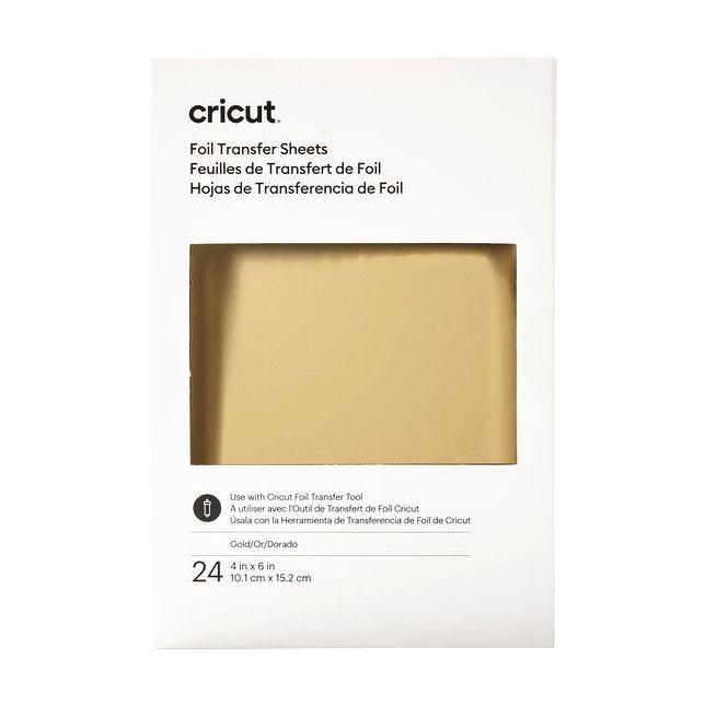 Cricut Transfer Foil Sheets - Gold 10 x 15 cm (24 Sheets)