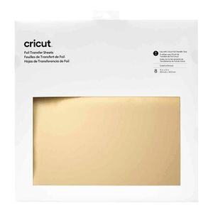 Cricut Transfer Foil Sheets - Gold 30 x 30 cm (8 Sheets)