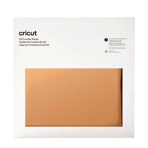 Cricut Transfer Foil Sheets - Rose Gold 30 x 30 cm (8 Sheets)
