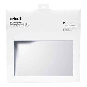 Cricut Transfer Foil Sheets - Silver 30 x 30 cm (8 Sheets)
