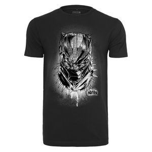 Merchcode Black Panther Spray Headshot Men's T-Shirt Black