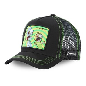 Capslab Rick And Morty 2 Unisex Adults' Trucker Cap - Black