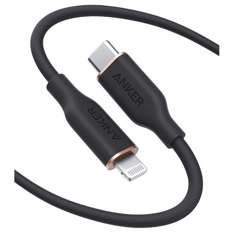 Anker Powerline III Flow USB-C with Lightning Connector Cable 1M Black