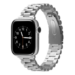 Viva Madrid Dayton Strap For Apple Watch 42/44mm Silver (Compatible with Apple Watch 42/44/45mm)