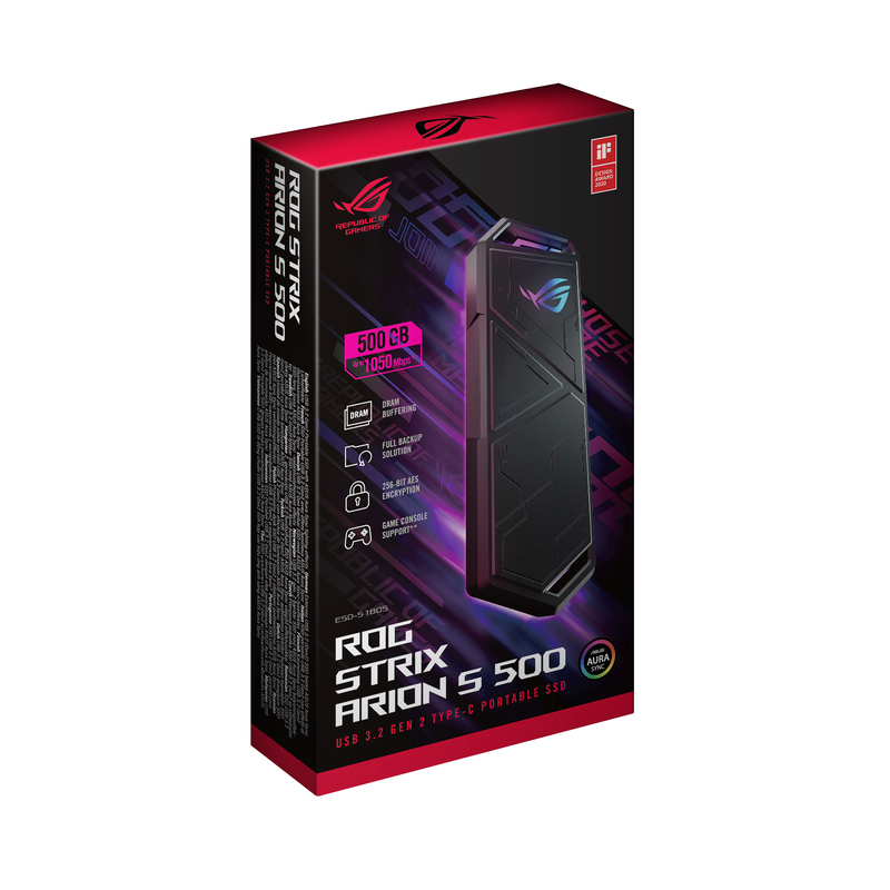 ASUS ROG Strix Arion S500 500GB Portable SSD