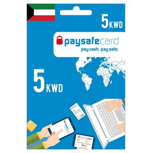 Paysafecard Prepaid Credit Card (Kuwait) - KWD 5 (Digital Code)