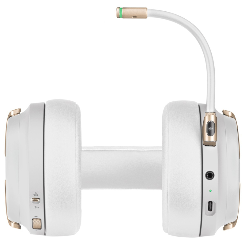 Corsair Virtuoso RGB Wireless High-Fidelity Gaming Headset - Pearl 