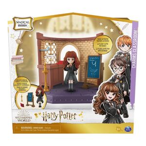 Spin Master Magical Minis Harry Potter Wizarding World Charms Classroom Set With Exclusive Hermione Granger Figure