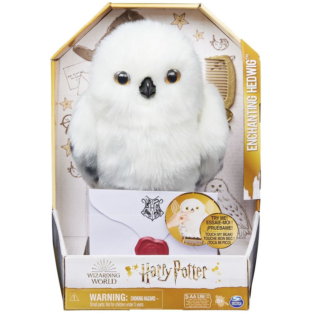 Spin Master Magical Minis Harry Potter Wizarding World Enchanting Hedwig Owl With Over 15 Sounds