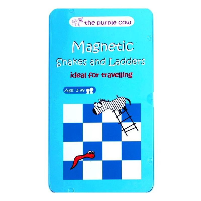 The Purple Cow To Go Snakes & Ladders Magnetic Travel Games
