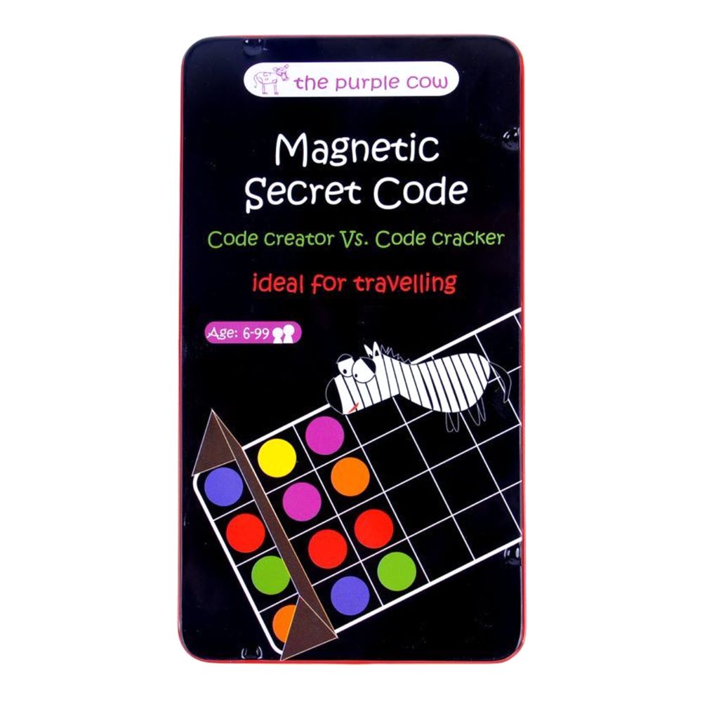 The Purple Cow To Go Secret Code Magnetic Travel Games
