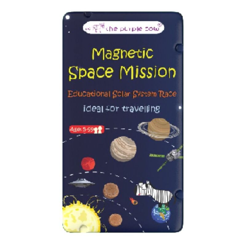 The Purple Cow To Go Space Mission Magnetic Travel Games