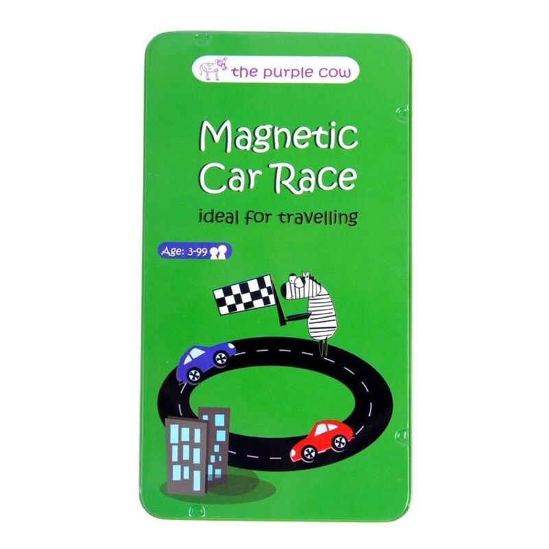 The Purple Cow To Go Car Race Magnetic Travel Games