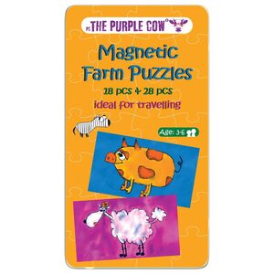 The Purple Cow To Go Farm Puzzles Magnetic Travel Games