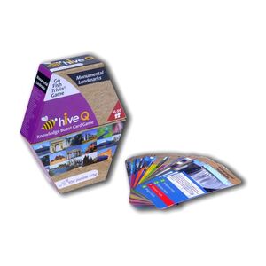 The Purple Cow Hive Q Monumental Landmarks Knowledge Boost Card Game
