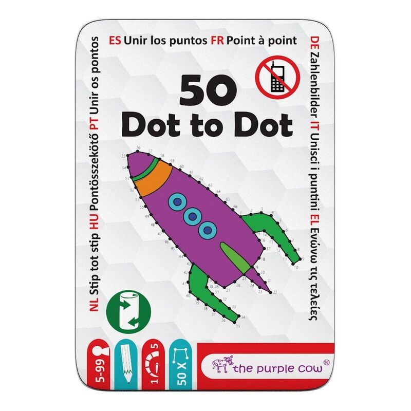 The Purple Cow Fifty Dot to Dot Card Game