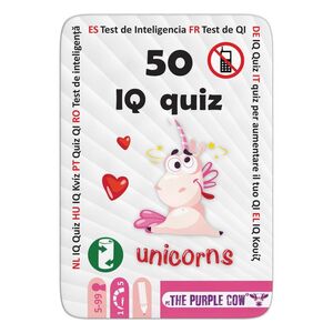 The Purple Cow Fifty IQ Quiz Unicorns Travel Game