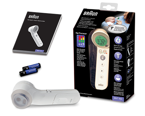 Braun BNT400 No Touch + Touch Thermometer White