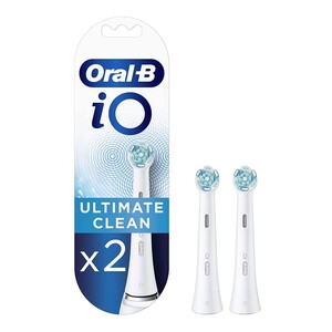 Oral-B Io Ultimate Clean Replacement Brush Heads Pack Of 2 White