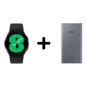 Samsung Galaxy Watch 4 40mm Black + Samsung EB-P3300 10000mAh Power Bank (Bundle)