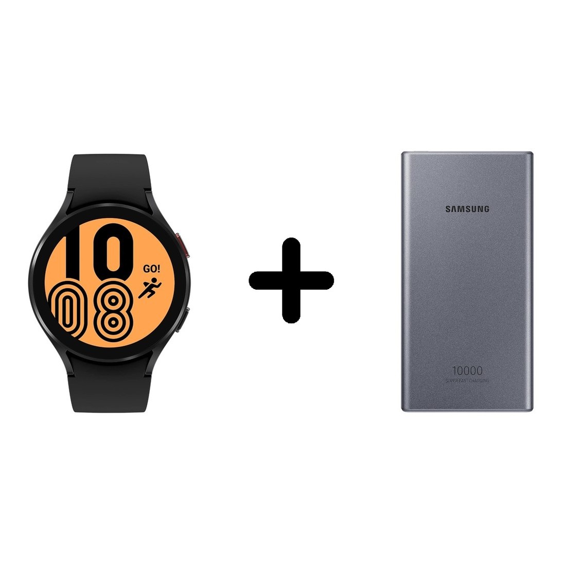 Samsung Galaxy Watch 4 44mm Black + Samsung EB-P3300 10000mAh Power Bank (Bundle)