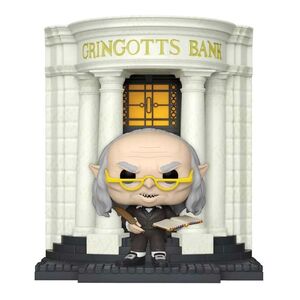 Funko Pop Deluxe Harry Potter Gringotts Head Goblin With Gringotts Bank Diagon Alley Vinyl Figure
