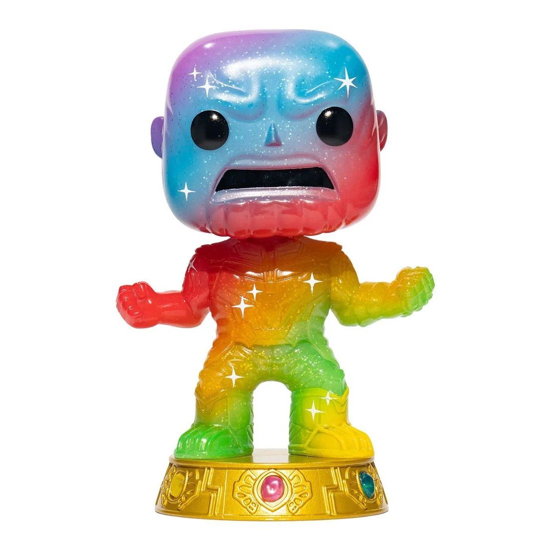 Funko Pop Art Series Infinity Saga Thanos Rainbow Metallic Bobble-Head Figure