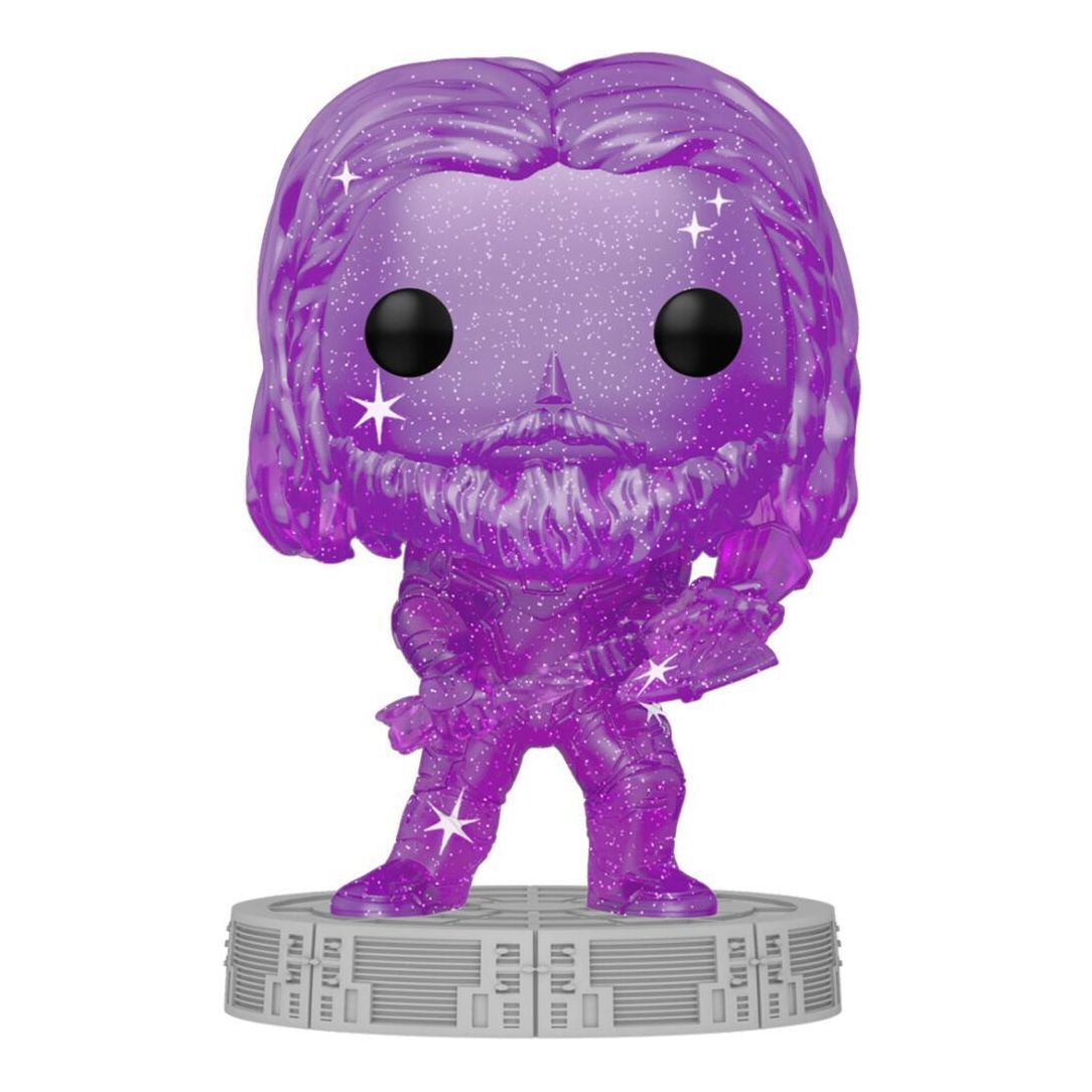 Funko Pop Art Series Infinity Saga Thor Purple Bobble-Head Figure